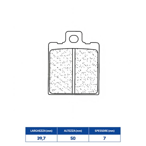 Front brake pads sintered - front,