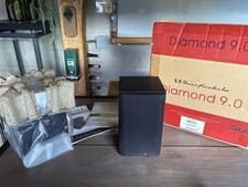 WHARFEDALE DIAMOND 9 SPEAKERS BLACK WOOD NEW BOXED UNUSED LOOK