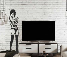 Banksy Girl With Teddy Bear