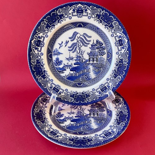 Plates old willow english - old,