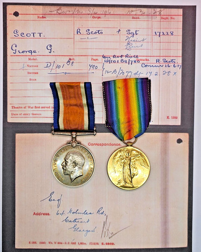 Ww1 medal pair - ww1,