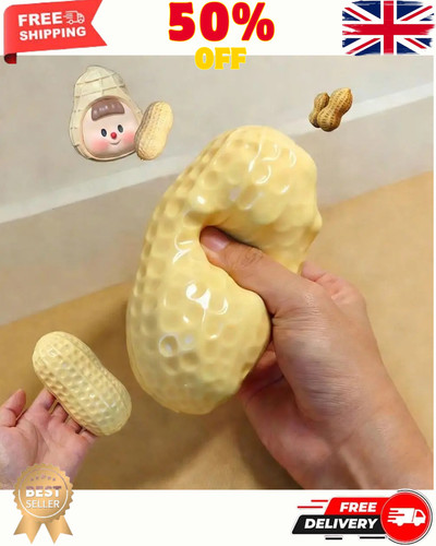 Peanut stress ball - ball, crunchy