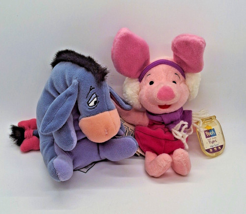 Piglet and eeyore plush - piglet,
