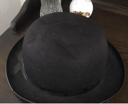 Unisex vintage bowler hat - vintage, s