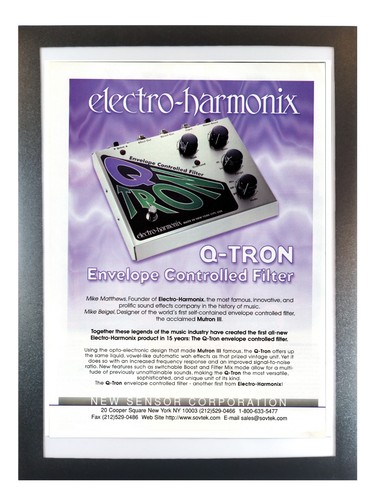 Electro harmonix tron - electro-harmonix, effect