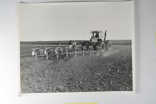Case tractor ploughing - case,