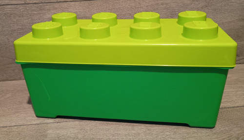 Official lego green brick - green,