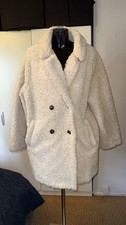F&F Tesco Womens Teddy Coat Size L