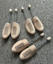 3 Pairs Wooden Shoe Trees Size