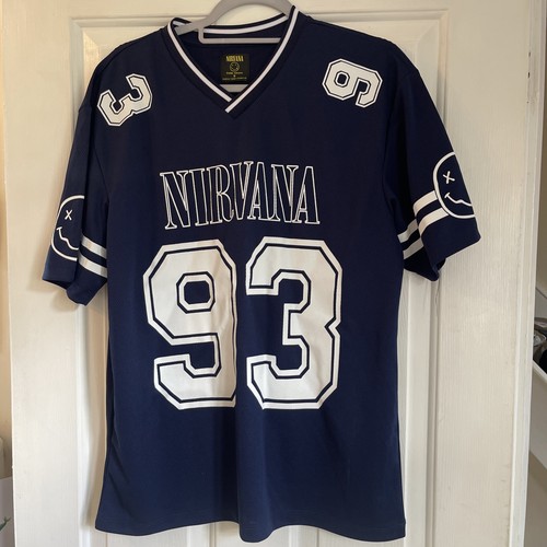 Nirvana navy blue jersey - nirvana,