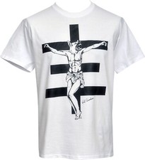 Psychic TV Mens T-Shirt Val Denham Wolf Dog Cross PTV Industrial Punk Genesis