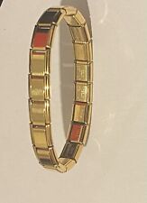 New Gold 18 Links Classic Italian Bracelet Fits Any 9mm Nomination Charms