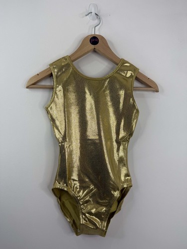 Plain gold mystique leotard - mystique,