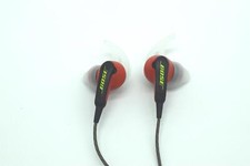 Bose SoundSport Mobile Headset Headphones In-Ear Mic Volume Buttons Control Red