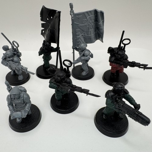Cadian command squad mixed - cadian,