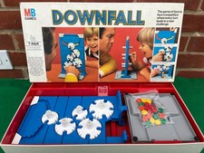Vintage Downfall Board Game 1977 Long Box Edition MB Games Retro Toy - Complete