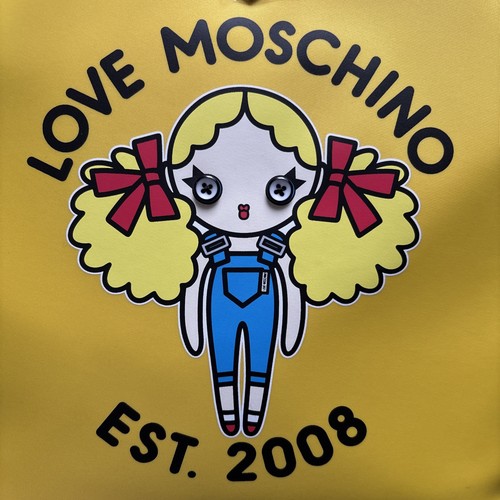 Bnwt love moschino yellow bag - love,