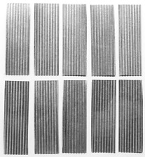 40mm MODEL CORRUGATED METAL PANELS FOR OO/HO GAUGE BUILDINGS - BULK PACKS