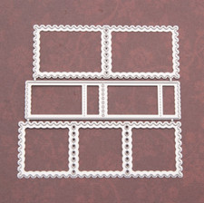Stamp Rectangle Frame Metal