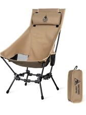 Onetigris Camping Chair Oversized With Pillow Fishing Walking Festival