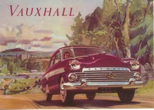 Vauxhall Cresta Model E Circa 1956 MODERN postcard issued by Merely Motoring