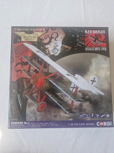 Corgi aa38312 fokker dr 1 - aa38312,