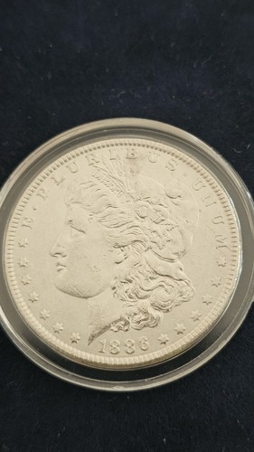 1886 silver morgan dollar - 1886,