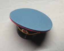 Vintage Soviet USSR Russian Military Army Officer Hat Peaked Cap Uniform Surplus