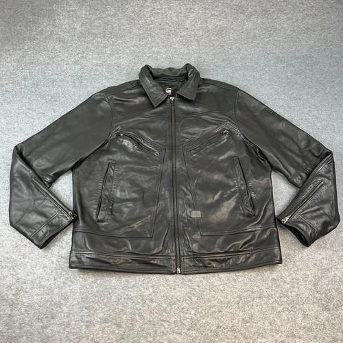 Star raw leather jacket - g-star,