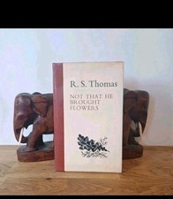 Not That He Brought Flowers Hardcover R. S. Thomas 1969