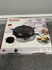 TEFAL Jour De Fete Gourmet Duo Raclette & Cooking Hot Plate For 6 Grill