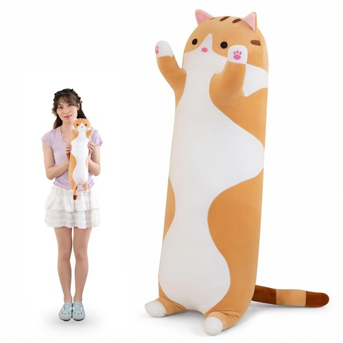 Amozo long cat plush - amozo, pillows