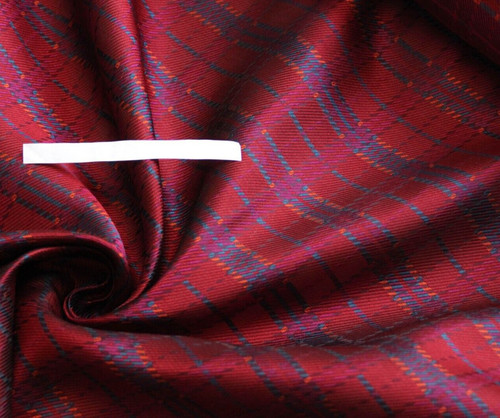 100 silk fabric red maroon - fabric,