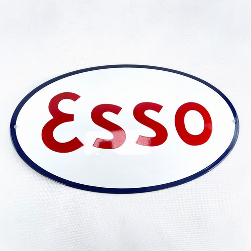 Esso logo enamel sign - logo,