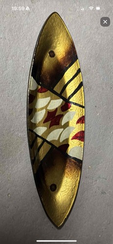 Funky resin fish dish - fish,