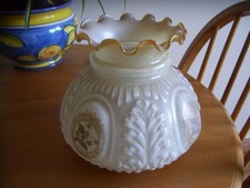 SUPERB VICTORIAN OIL LAMP SHADE-4" FITTER.-NEW OLD STOCK-UNUSED!!