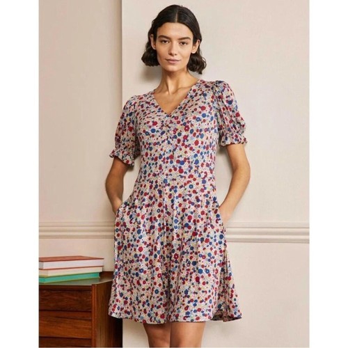 Boden neck jersey dress in - boden,