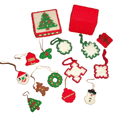 Vtg christmas ornaments - ,