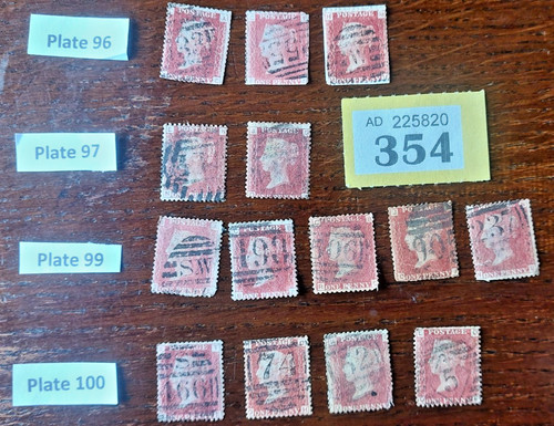 Penny reds plates - x, 96
