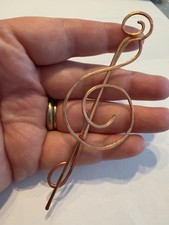 Hand crafted copper treble - copper,