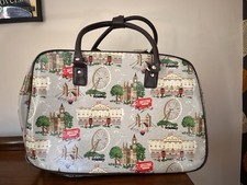 Overnight Bag. Oil Cloth retro London Print. Used Twice. Great Condition