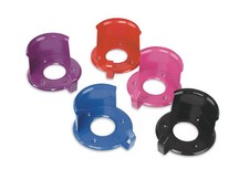 Shires bridle rack coloured hanger, tack room tidy, hook, plastic coated ALL COL