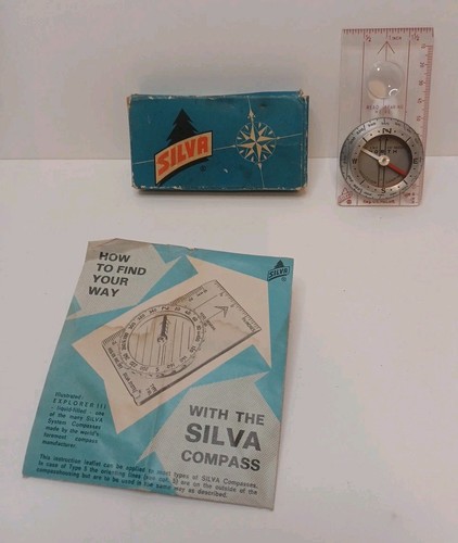 Vintage swedish compass with - swedish,
