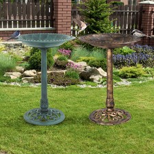 28" Height Pedestal Bird Bath
