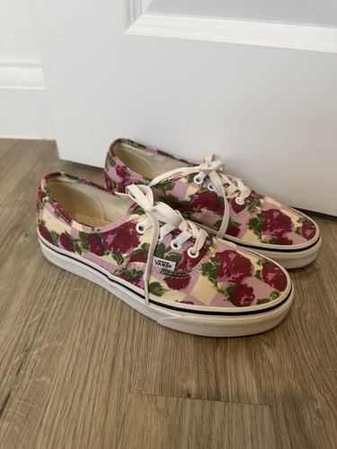 Vans authentic floral - authentic, rose
