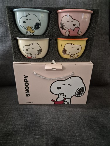 Snoopy ceramic bowls - snoopy,