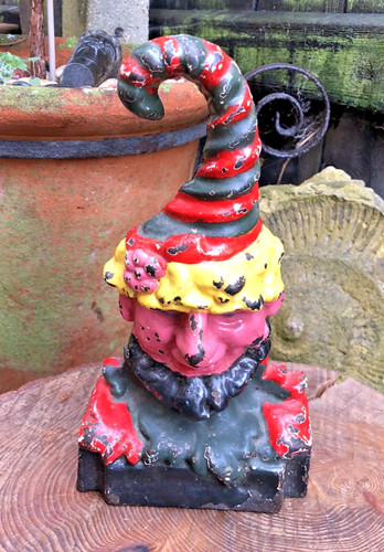 Doorstop antique cast - cast, iron