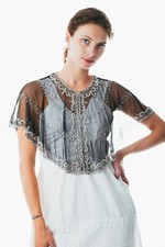 Beaded special occasion shrug