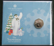 2022 The Snowman and Snowdog 50p Fifty Pence Coin BU Pack - in stock