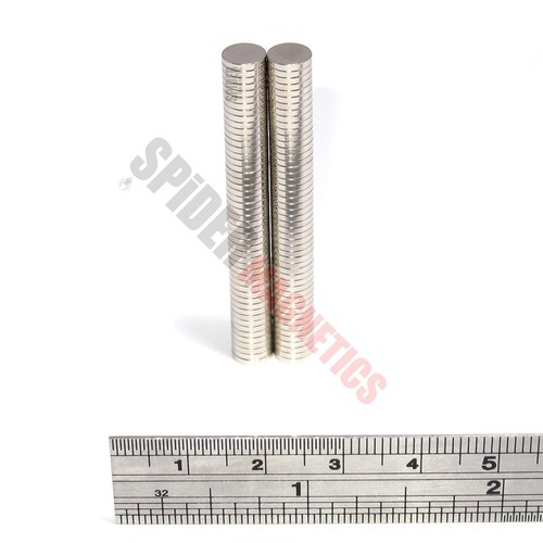 100 strong thin magnets 6x1 - 100,